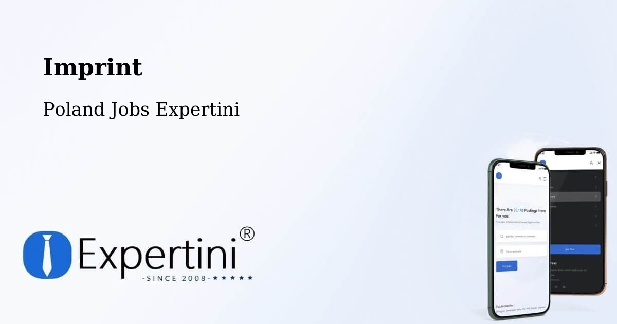 Imprint – Łoniów - Poland Jobs Expertini